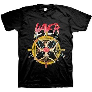 Slayer Christ Wheel Retro Heavy Metal Shirt